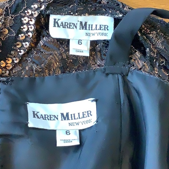 Karen Miller Chiffon dress/gown. Size 6 - Picture 13 of 15